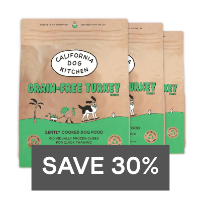 Grain-Free Turkey Recipe Frozen dog food My Store 3 bags (12lbs)