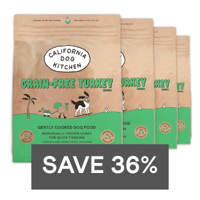 Grain-Free Turkey Recipe Frozen dog food My Store 4 bags (16lbs)