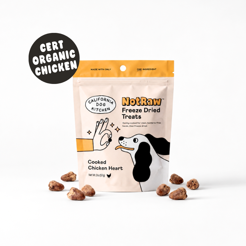 Organic Chicken Heart Treats – California Dog Kitchen