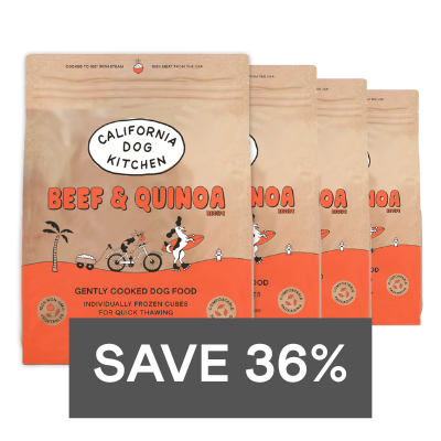 Beef & Quinoa Recipe Frozen dog food My Store Beef 4 bag