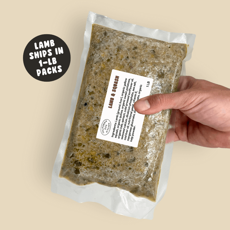 Lamb & Squash Recipe Frozen dog food My Store
