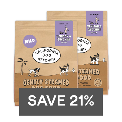Venison & Zucchini Recipe Frozen dog food My Store 2 bags (8lbs)