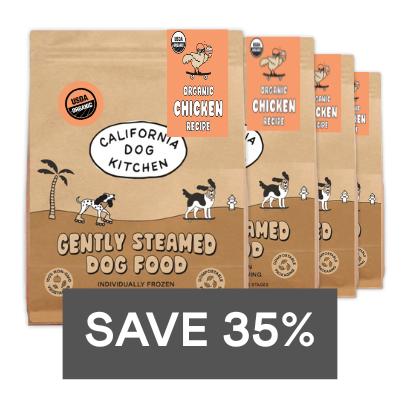 Organic Chicken Recipe (Copy) Frozen dog food My Store 4 bags (16lbs)