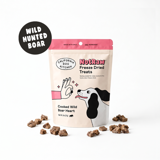 Wild Boar Heart Treats California Dog Kitchen