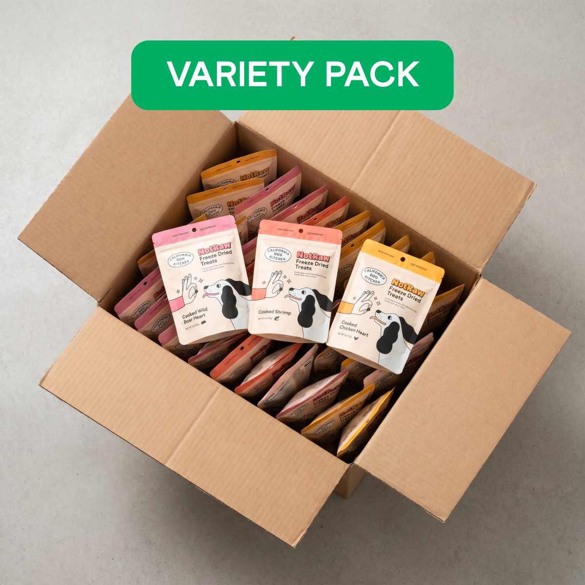 Wholesale - Freeze-dried Treats - Variety Pack Wholesale California Dog Kitchen