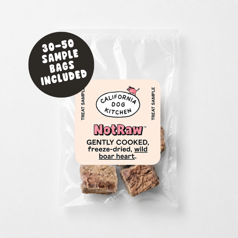 Wholesale - Freeze Dried Treats - Wild Boar Heart Wholesale California Dog Kitchen