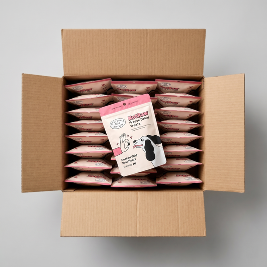 Wholesale - Freeze Dried Treats - Wild Boar Heart Wholesale California Dog Kitchen