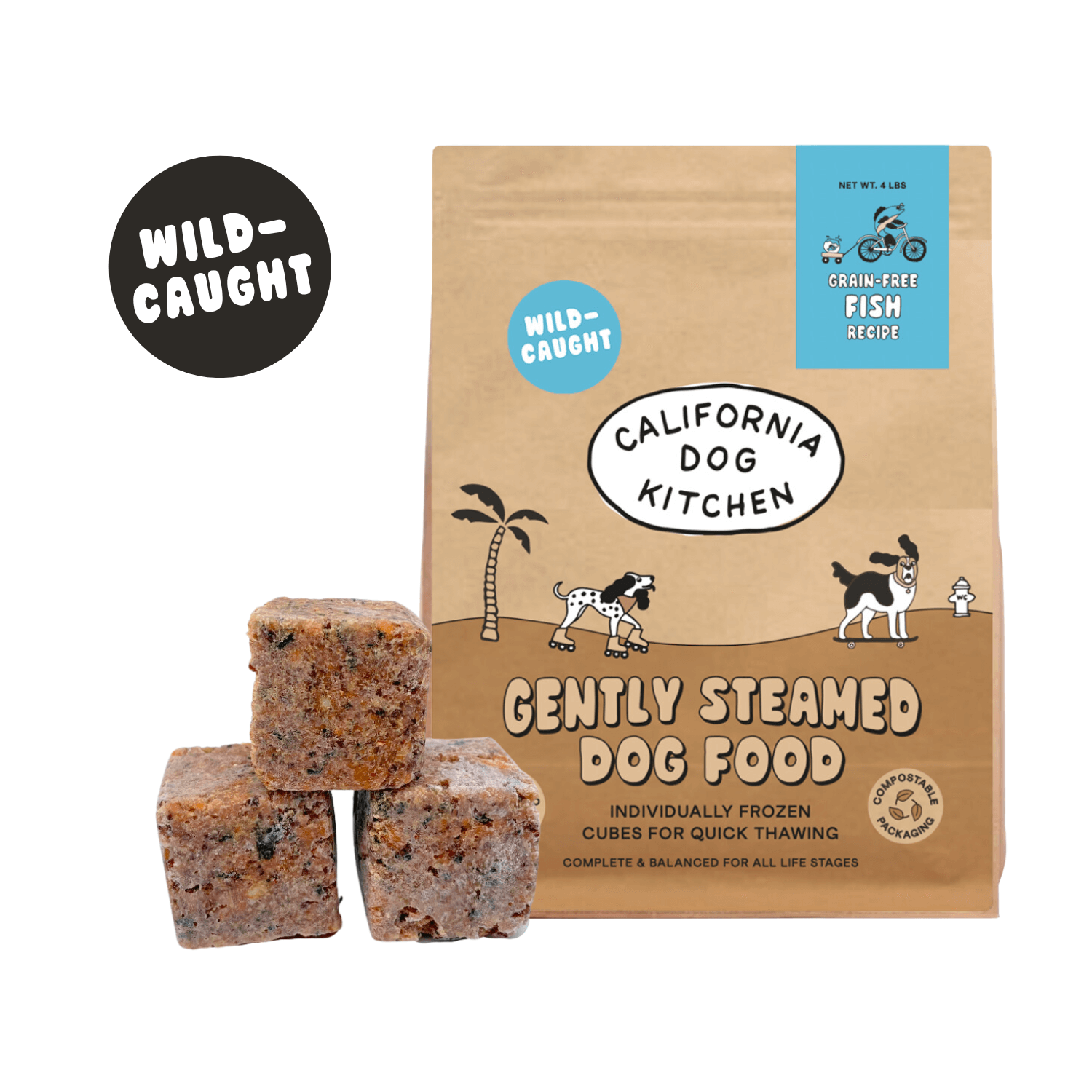 Grain-Free Fish Recipe Frozen dog food My Store