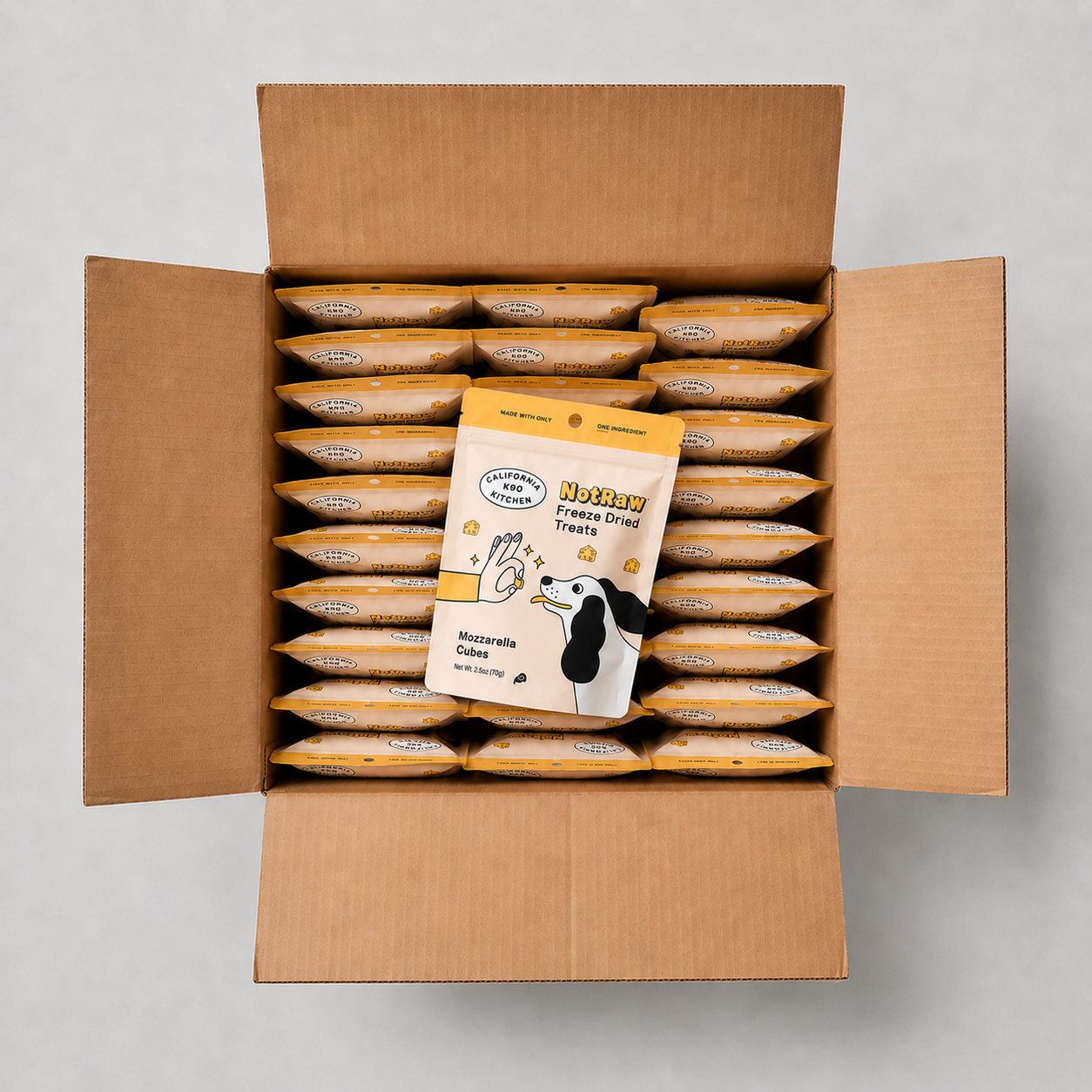 Wholesale - Freeze Dried Treats - Mozzarella Cubes
